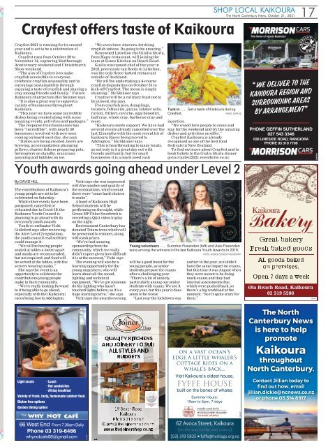 North Canterbury News: October 21, 2021