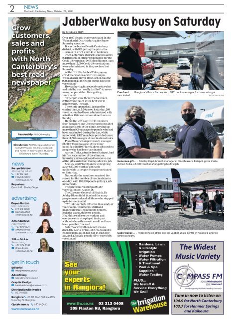 North Canterbury News: October 21, 2021