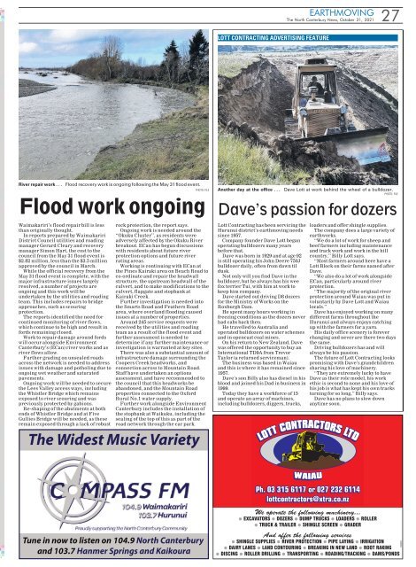 North Canterbury News: October 21, 2021