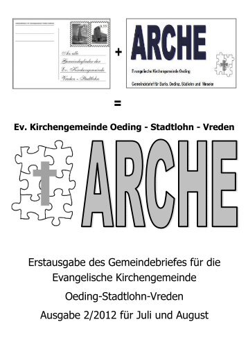 Gemeindebrief 2-2012 - Ev. Kirchengemeinde Oeding-Vreden ...