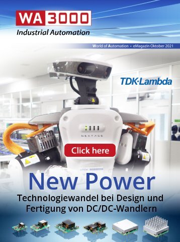 WA3000 Industrial Automation Oktober 2021 - deutschsprachige Ausgabe