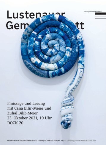 Lustenauer Gemeindeblatt Nr. 42 | Freitag 22. Oktober 2021