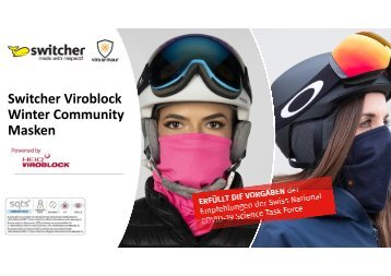 Switcher Winter Halsschläuche powered by HeiQ Viroblock®