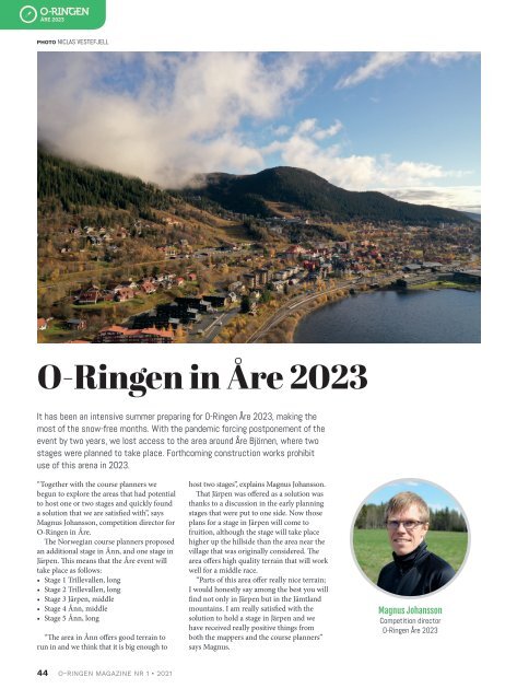 O-Ringen Magazine, number 1 - 2021