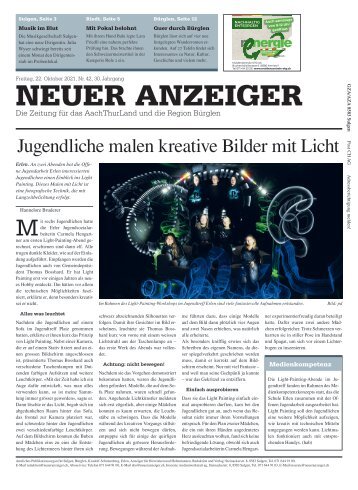 Neuer Anzeiger 22. Oktober 2021