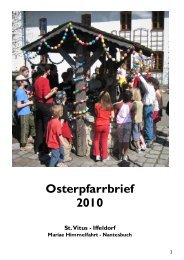 Osterpfarrbrief 2010 - Pfarrei St. Vitus Iffeldorf