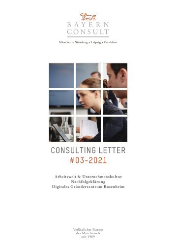 BAYERN CONSULT Consulting Letter #03 2021
