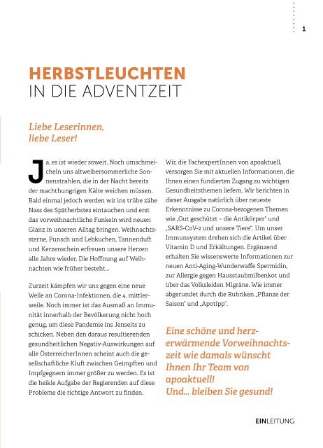 APOaktuell AUSGABE 31 – #04 2021