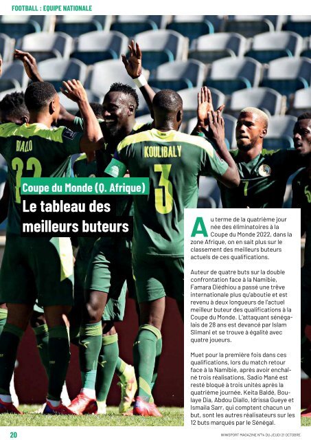 wiwsport Magazine n°14 - 21 octobre 2021