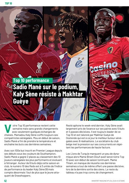 wiwsport Magazine n°14 - 21 octobre 2021