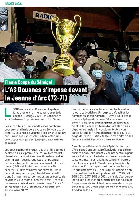 wiwsport Magazine n°14 - 21 octobre 2021