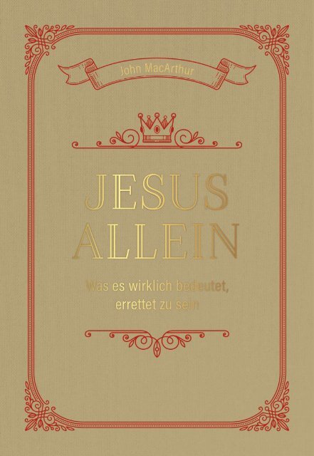 Jesus allein