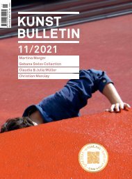 Kunstbulletin November 2021
