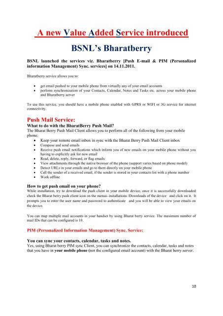 Know Your BSNL JAN 2012.pdf - SNEA Tamilnadu