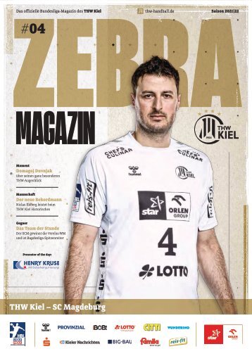 ZEBRA Hallenheft THW Kiel vs. SC Magdeburg, 24.10.2021 in Kiel
