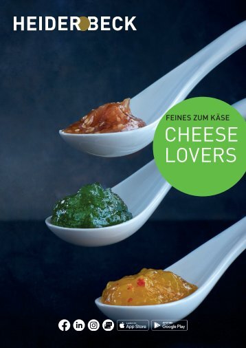 Heiderbeck Cheese Lovers Katalog 