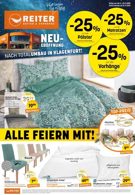 Betten Reiter Flugblatt November KW 45+46/21