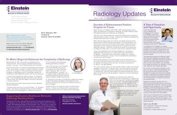 Radiology Newsletter Fall 2021