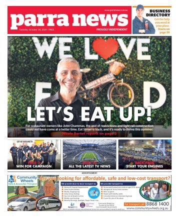 Parra News 26 October 2021