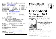 PFARRBRIEF der Gemeinde St. Ludgeri