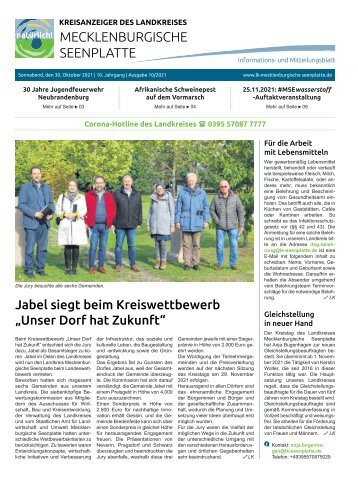 Kreisanzeiger MSP Oktober 2021