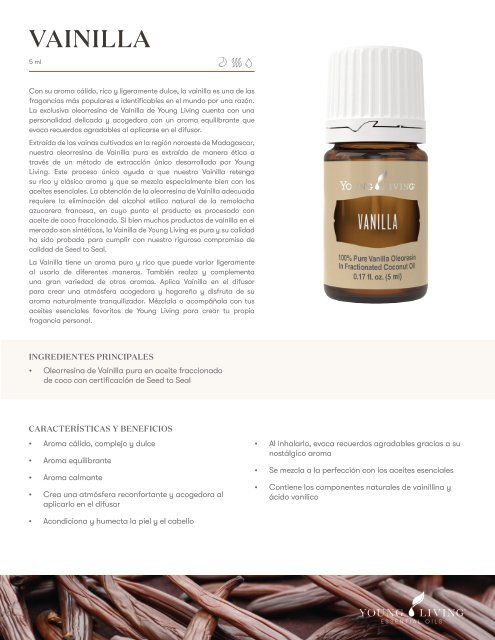Beneficios del aceite esencial de vainilla