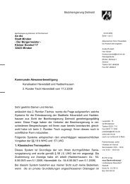 Anlage 13: Schreiben der Bezirksregierung vom 03.03.2009