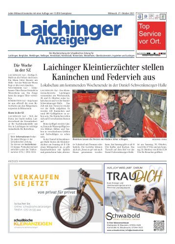 Laichinger Anzeiger 27.10.2021