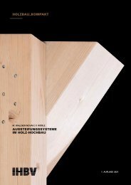 IHBV Holzbau_Kompakt - Aussteifungssysteme im Holz-Hochbau