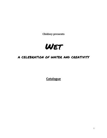 'WET' Exhibition Catalogue