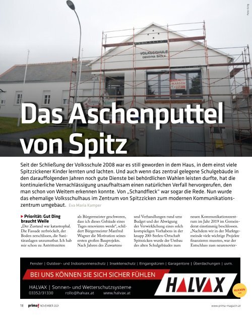 Prima Magazin - Ausgabe November 2021