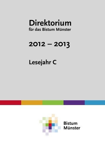 Direktorium 2012 – 2013 - Kirchenmusik