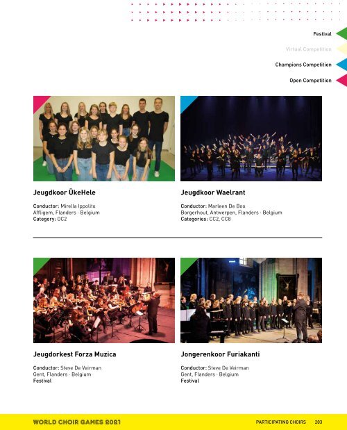 World Choir Games Flanders 2021 - Program Book