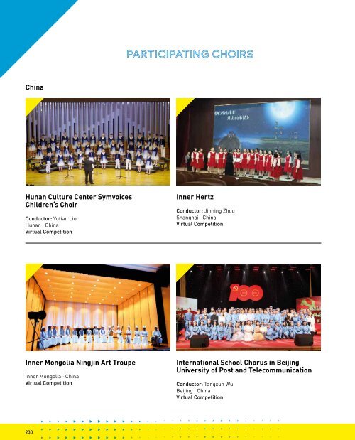 World Choir Games Flanders 2021 - Program Book