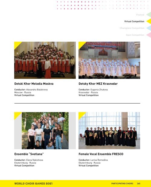 World Choir Games Flanders 2021 - Program Book