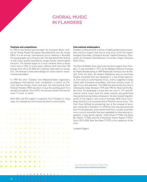 World Choir Games Flanders 2021 - Program Book