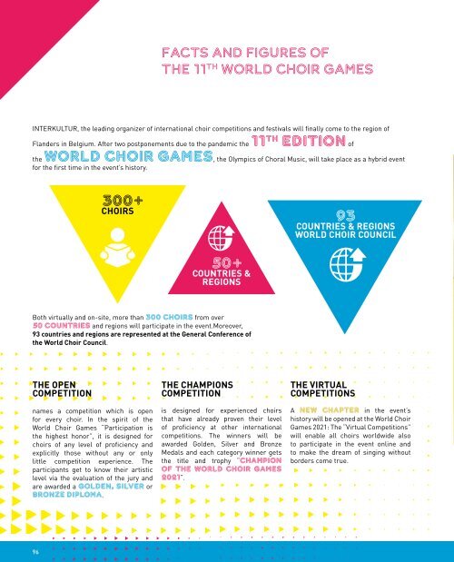 World Choir Games Flanders 2021 - Program Book