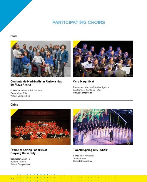 World Choir Games Flanders 2021 - Participating Choirs