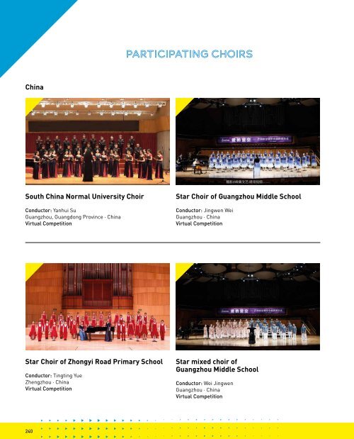 World Choir Games Flanders 2021 - Participating Choirs