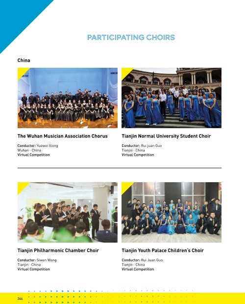 World Choir Games Flanders 2021 - Participating Choirs