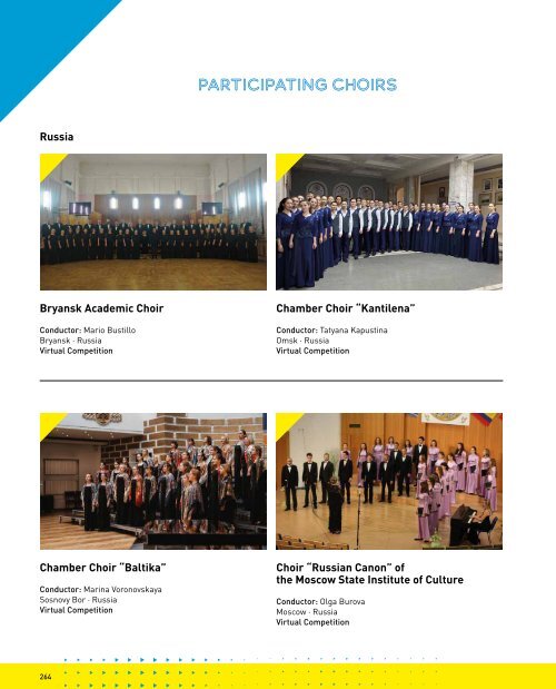 World Choir Games Flanders 2021 - Participating Choirs