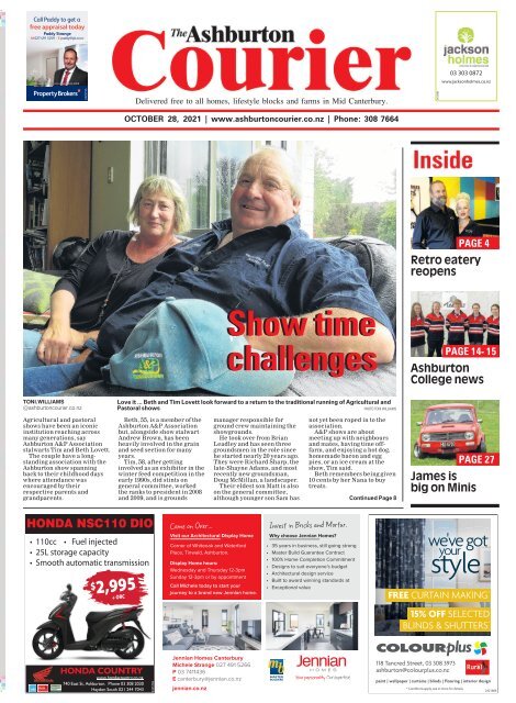 Ashburton Courier: October 28, 2021