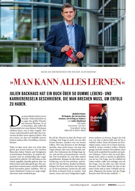 Erfolg Magazin Ausgabe 06-2021