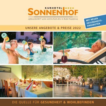 Kurhotel SONNENHOF Angebote & Preise 2022