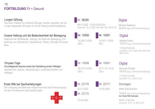 Lehrgangsbroschüre 2022