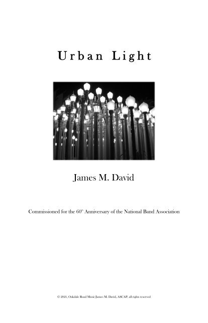 Urban Light Final Draft - Transposed Score