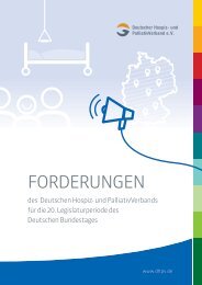 Forderungen des DHPV für die 20. Legislaturperiode des Deutschen Bundestages