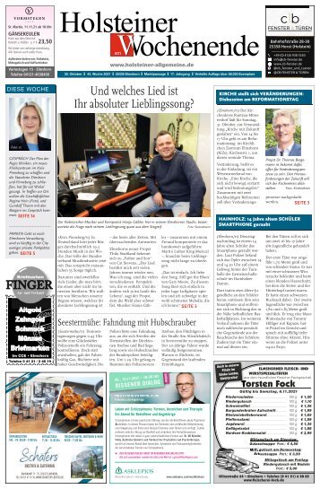 Holsteiner am Wochenende 43 2021