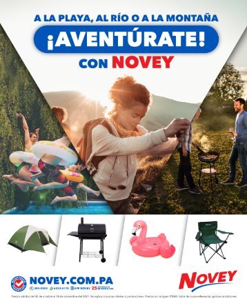 A LA PLAYA, AL RIO O A LA MONTAÑA ¡AVENTURATE! con NOVEY