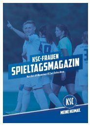 Stadionzeitung KSC-Frauen Carl Zeiss Jena